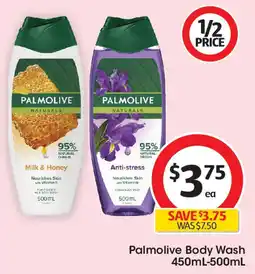 Coles Palmolive Body Wash offer
