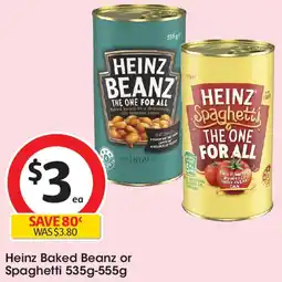 Coles Heinz Baked Beanz or Spaghetti offer