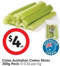 Coles Coles Australian Celery Sticks offer