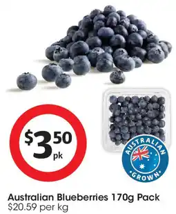 Coles Australian Blueberries offer