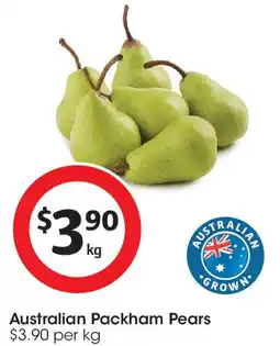 Coles Australian Packham Pears offer