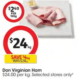 Coles Don Virginian Ham offer
