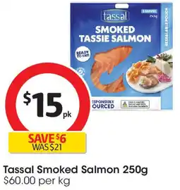 Coles Tassal Smoked Salmon offer