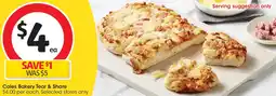Coles Coles Bakery Tear & Share offer