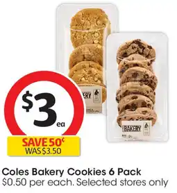 Coles Coles Bakery Cookies offer