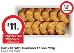 Coles Coles All Butter Croissants offer