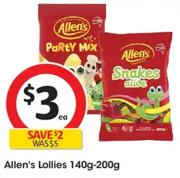 Coles Allen's Lollies offer