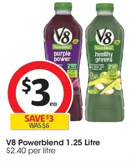 Coles V8 Powerblend offer