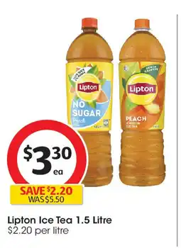 Coles Lipton Ice Tea offer