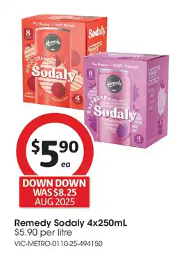 Coles Remedy Sodaly offer