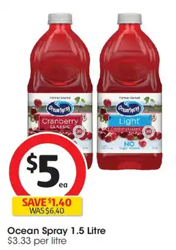 Coles Ocean Spray offer