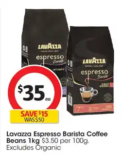 Coles Lavazza Espresso Barista Coffee Beans offer