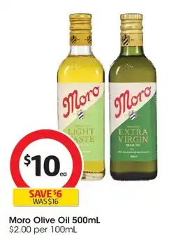 Coles Moro Olive Oil offer