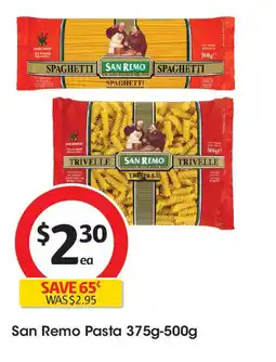 Coles San Remo Pasta offer