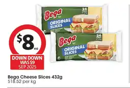 Coles Bega Cheese Slices offer