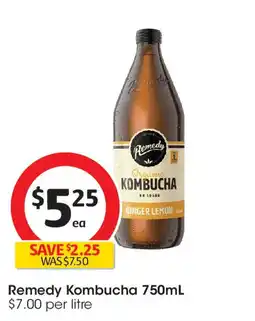 Coles Remedy Kombucha offer
