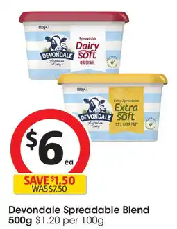 Coles Devondale Spreadable Blend offer