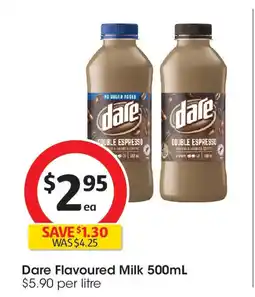 Coles Dare Flavoured Milk offer