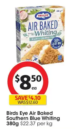 Coles Birds Eye Air Baked Southern Blue Whiting offer