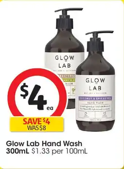 Coles Glow Lab Hand Wash offer
