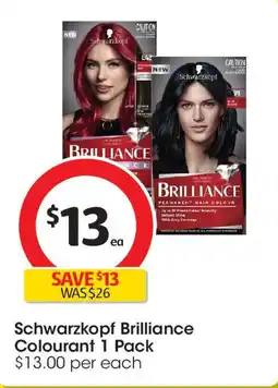 Coles Schwarzkopf Brilliance Colourant offer