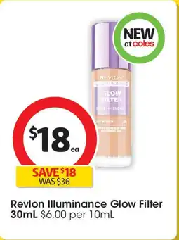 Coles Revlon Illuminance Glow Filter offer