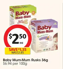 Coles Baby Mum-Mum Rusks offer