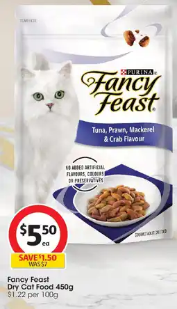 Coles Fancy Feast Dry Cat Food offer