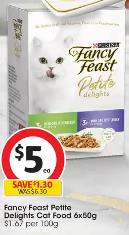Coles Fancy Feast Petite Delights Cat Food offer