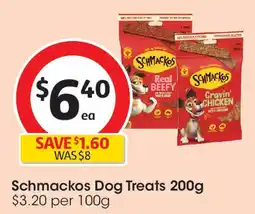 Coles Schmackos Dog Treats offer