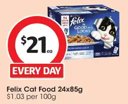 Coles Felix Cat Food offer