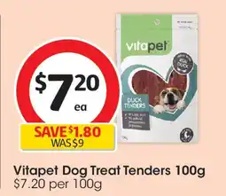 Coles Vitapet Dog Treat Tenders offer