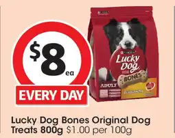 Coles Lucky Dog Bones Original Dog Treats offer