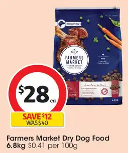 Coles Farmers Market Dry Dog Food offer