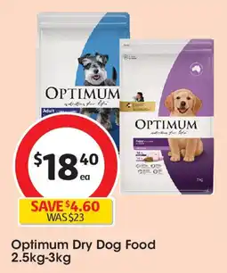 Coles Optimum Dry Dog Food offer