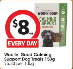 Coles Woofin' Good Calming Support Dog Treats offer