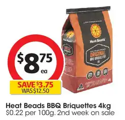 Coles Heat Beads BBQ Briquettes offer