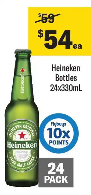 Coles Heineken Bottles offer