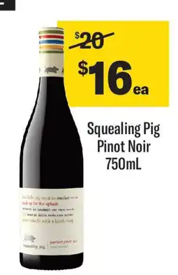 Coles Squealing Pig Pinot Noir offer