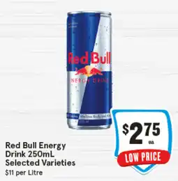 IGA Red bull energy drink offer