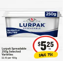 IGA Lurpak spreadable offer