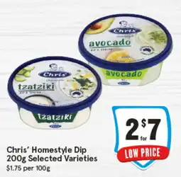IGA Chris' homestyle dip offer