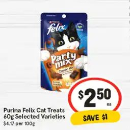 IGA Purina felix cat treats offer