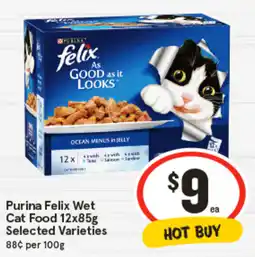 IGA Purina felix wet cat food offer
