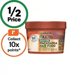 Woolworths Garnier Fructis Hair Food 390ml offer