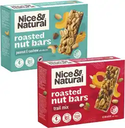Coles Nice & Natural Nut Bars 180g-192g offer