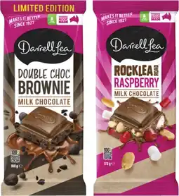 Coles Darrell Lea Block Chocolate 160g-170g offer