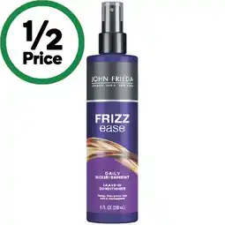Woolworths John Frieda Frizz Ease Leave-In Spray 236ml offer