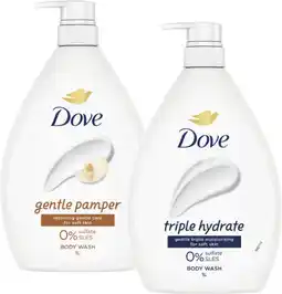 Coles Dove Body Wash 1 Litre offer