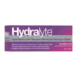 Woolworths Hydralyte Effervescent Tablets Pk 10 offer